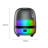 K7C Bluetooth Speaker Portable Subwoofer RGB Audio Computer Table 360 Degree Surround Sound StereoOutdoor Loudspeaker Gifts HKD230825