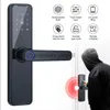 Tuya Wifi Digitale Elektronische Intelligente Türschloss Mit Biometrische Fingerabdruck Smart Card Passwort Schlüssel Entsperren USB Ladung HKD230825