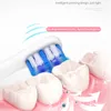 Escova de dentes KINGDOM Escova de dentes elétrica Sonic 4 Modo USB recarregável Adulto 45 dias Vida útil da bateria com 2 cabeças de substituição KD300 230824