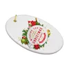 Blanks sublimatie inch ornament gepersonaliseerde keramische handgemaakte ornamenten kerstboom decor voor doe-het-zelf