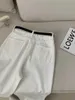 Dżinsy damskie Lauri Laki białe proste nogi kobiety vintage bawełniane miękkie miękkie spodnie dżinsowe jesień 2023