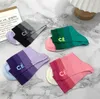 Socks Designer 2023 Summer New womens Hosiery Colored Colorful Soft Adhesive Letter Fashion Sweet Versatile Mid tube sock F8ER