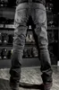 メンズジーンズメンズブラックバイカーモットサイクルデニムパンツオリジナルズボンオフロード保護服4xlプラスサイズ230825