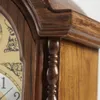 Relógios de mesa de madeira mesa sala estar decoração casa nordic retro quartos horloge bois decoração do vintage qf50tc
