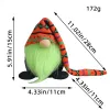 Halloween creative knitting long hat doll new green bearded old man plush doll desktop decorative ornaments 0825