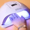 Asciuga unghie Lampada a LED per asciugatura gel smalto Macchina per luce UV Uso domestico professionale Vernice polimerizzante 120 W Sensore di movimento Asciugatrice per manicure 230825
