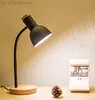 Kreative Holz Kunst Eisen LED Schlauch Klapp Nordic Schreibtisch Lampe Augenschutz Lesen Tisch Lampe Wohnzimmer Schlafzimmer Wohnkultur HKD230824