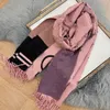 2023 Autumn and winter new high-grade cashmere letter jacquard women's scarf Fashion couple cashmere warm silk scarf