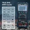 Multimetreler TRMS Büyük Au-Dijital Multimetre Otomatik Aralığı Hızlı Hızlı Multimetro 1000V 20A AC DC OHM HZ NCV Canlı Voltaj Ölçer 230825