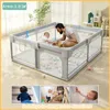 Baby Rail Infant Shining Children Playpen Protector Barrera de seguridad Valla para niños para bebés Patio interior 230826