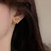 Rücken Ohrringe Mode Gold Farbe Unregelmäßige Hohle Herz Clip Für Frauen Mädchen Nicht Durchbohrte Ohr Manschette Ohrringe Schmuck