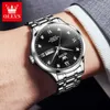 Montres de créateurs de luxe marque montre mécanique entièrement automatique avec diamant incrusté échelle romaine étanche Double calendrier hommes