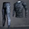 Men's Thermal Underwear Men's Camouflage Thermal Underwear Set Long Johns Winter Thermal Underwear Base Layer Men Sports Compression Long Sleeve Shirts 230825