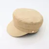 Boina Verão Cap Ráfia Baker Boy Cap Flat Curto Brim Sun Chapéus Palha Chapéu de Marinheiro Estilo Militar Jovem Menina Sboy Praia 230825