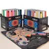 Markers 12/24/36/48/60 kleuren acrylverf markers set tekening schilderpennen voor rotsschildering steen keramiek glas hout canvas stof 230826