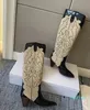 Shoes Boots Leather Suede Boots Fashion Show Perfect Knee-high