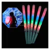 LED Light Sticks Marshmallow Stick Glow Party Concert Christmas Luminous Childrens Colorf Color Changing Plastic Flashing Club Brigh Otxwo