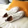 Dress Shoes TB Mens Genuine Leather Shoes Fashion Summer Cowhide Sneakers Soft Casual Luxury Brand High Quality Unisex White Shoes 230825