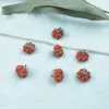 Charms JeQue 10 pièces Halloween citrouille émail breloques plante végétale nourriture métal pendentif boucle d'oreille bricolage mode bijoux accessoires 230826