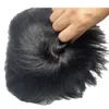 Perucas sintéticas peruca masculina grossa peruca de cabelo humano com pu em torno do sistema de substituição de cabelo prótese de cabelo peruca masculina peças para homens calvície x0826