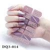 Unhas Falsas Quatro Tipos de Adesivos de Unhas Moda Nail Wraps Autoadesivo Manicure Decoracion Nail Strips Nail Sticker Set Nail Art X0826