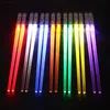 Flatware Sets 1 Pair LED Lightsaber Chopstick Luminous Chopsticks Detachable Washable Food Safe Kitchen tableware party Disco prop 230825