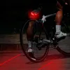 أضواء الدراجة 5 LED2 ليزر ركوب الدراجات الدراجة الدراجة الخلفية الذيل تحذير السلامة تحذير وميض مصباح ليزر مضاد للماء