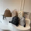 Vendas Mulheres Bolsa de ombro 5 cores Joker diariamente cor de couro sólido lazer de couro com tendência de personalidade Backpack Backpack clássico Diamond Bandbag 2308#