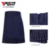 شورتات المرأة PGM Women Golf Skirt Smitly Summer Summer Sports Girl المرونة ارتداء تنانير مطوية مضادة التعرض سيدة الملابس QZ074 230825