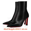 Top Designer Red Bottoms Boot Mode Femmes Bottes Sur Le Genou Boot Talons Hauts Lady Pointu-Toe Pompes Style Cheville Bottines Courtes Femmes Marque De Luxe Chaussures Originales