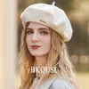 Baret's baret wollen hoed herfst winter retro temperament elegante Franse kunstenaar wollen schilder dames allmatch warme petten 230825