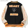 Hip Hop Hombres Varsity Chaqueta Harajuku Vintage Bomber Chaquetas Astronauta Suelto Deporte Béisbol Uniforme Novio Estilo Streetwear Nuevo Q230826