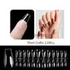 False Nails 120st False Nails Transparent Press On Nails Coverage False Nails Tips Kort thaped vattendropp full klistermärke för naglar x0826