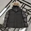 Piumino di design da uomo Cappotti caldi invernali Oca canadese da donna Casual Lettera Ricamo Moda invernale all'aperto Per coppie maschili Parka canadesi