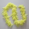 10pcs 2m Chicken Feather Strip Color Turkey Feather Boa for Wedding Birthday Party Wedding Decorations Clothing Accessories All-match