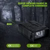 テレスコープR19デジタルナイトビジョン双眼鏡デバイス1080p HD 3W赤外線ゴーグルレコーダー狩猟キャンプ用のフルダーク300m 230825