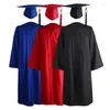 Kläderuppsättningar 1 Set Loose Colorfast Dressing Up 2023 Men Women Students Graduation Costume Student Supplies