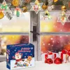 Conjunto de enfeites de árvore de decorações de Natal para decoração de floco de neve em casa, criando memórias quentes e duradouras