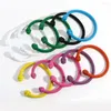 Bangle Greatera Trendy Colorful Painted Stainless Steel Twisted Bangles For Women Opening Bracelets Waterproof Jewelry