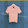Kvinnor Polo Shirt Pullover Sticks Kort ärm T-shirt Broderi Candy Color Size SML With Dust OPP Bag