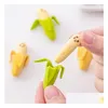 Gummen Groothandel Schattig Banaanstijl Gum Mini Nieuwigheid Koreaans Creatief Briefpapier 2 stks / pak Schoolbenodigdheden Voor Student Gift Drop Otgtf