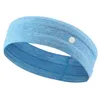 lu-01 Frauen elastische Stirnbänder Mädchen einfarbige Stoffhaarbänder Sport Yoga Haarband Mode Haarschmuck Kopfbedeckung