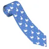 Bow Ties Casual Arrowhead mager söt anka och blommor slips smal slips för män man tillbehör enkelhet partform formellt