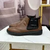 Scarpe firmate Stivali classici Stivali con plateau da uomo Stivaletti stivali invernali casual da uomo all'aperto Stivali taglia 38-45 con scatola