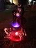 Andra evenemangsfestleveranser 2023 Halloween Mini LED Pumpkin Light Fogger Water Fountain Pond Fog Machine Atomizer för juldekoration 230825