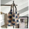 Sac de soirée hiver grande taille à carreaux en peluche sac à bandoulière Gilrs laine d'agneau polaire Shopper fourre-tout sac à main mignon Plaid Shopping 230826