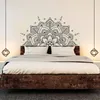 Wall Stickers Mandala Home Decor Bedroom Headboard Bohemian Decals Living Room Flower Mural