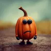 Decorative Objects Figurines Cartoon Pumpkin Figurines Modern Home Decoration Accessories for Interior Simple Office Table Garden Decor 230825