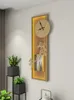 Wall Clocks Modern Chinese Light Luxury Clock Decoration Household Simple Creative Restaurant Art Watch Silent