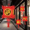 Linternas chinas de buena fortuna, linternas de papel rojas, decoración para fiesta de boda, Festival de Año Nuevo, adornos colgantes para decoración del hogar